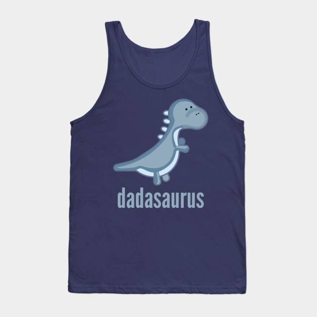 Dadasaurus Shirt Dinosaur Family Shirt Set Tank Top by DoggyStyles